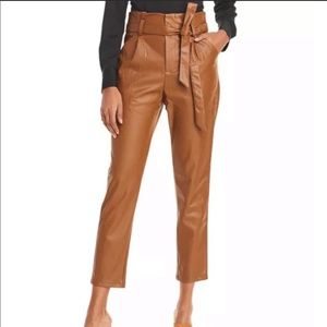 NWOT Lucy Paris Faux Leather Trousers